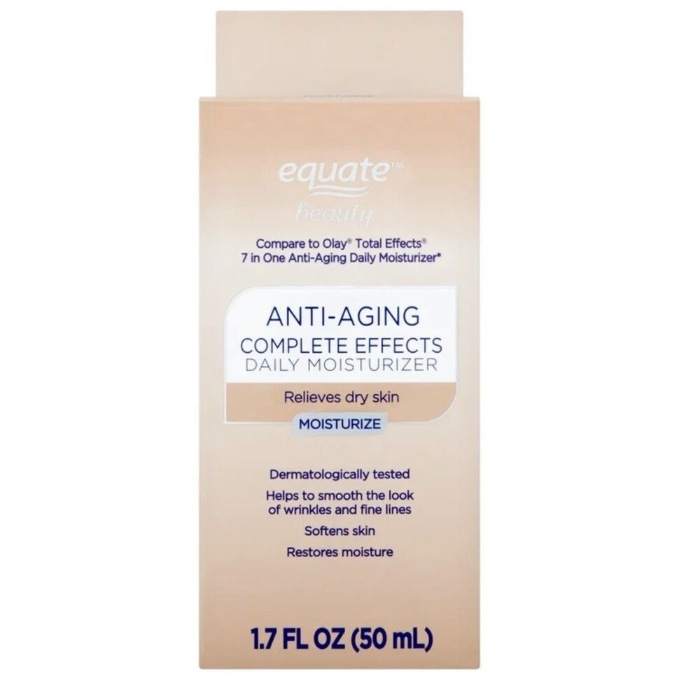 Equate Beauty 7 in One Anti-Aging Complete Effects Daily Moisturizer 1.7 fl. Oz.